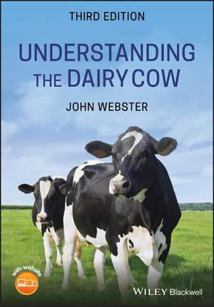 Understanding the Dairy Cow 3rd Edition de JG Webster