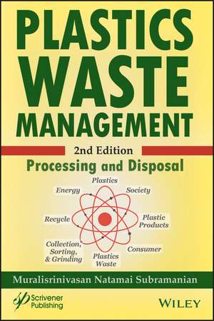 Plastics Waste Management de Muralisrinivasan Natamai Subramanian