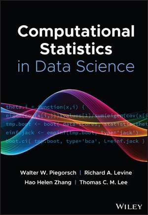 Computational Statistics in Data Science de WW Piegorsch