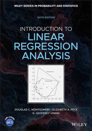 Introduction to Linear Regression Analysis, 6th Edition de DC Montgomery