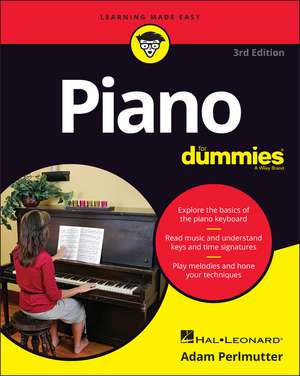 Piano For Dummies de Hal Leonard Corporation