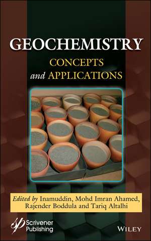 Geochemistry – Concepts and Applications de I Inamuddin