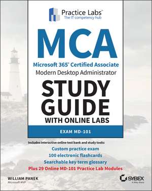 MCA Modern Desktop Study Guide with Online Labs – MD–101 Exam de W Panek