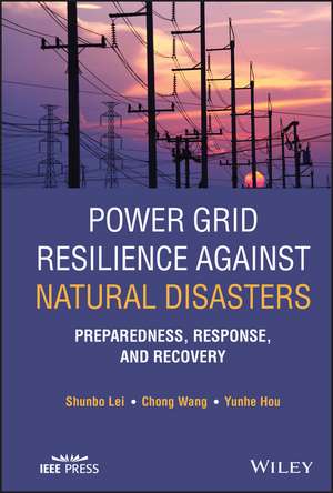 Power Grid Resilience against Natural Disasters – Preparedness, Response, and Recovery de S Lei