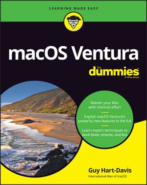 macOS Ventura For Dummies de G Hart–Davis