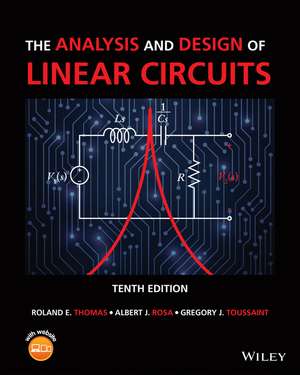 The Analysis and Design of Linear Circuits, 10th Edition de RE Thomas