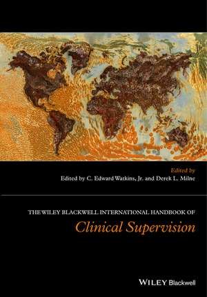 The Wiley International Handbook of Clinical Supervision de CE Watkins, Jr.