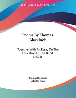 Poems By Thomas Blacklock de Thomas Blacklock