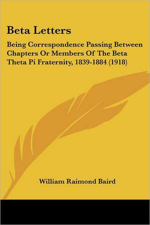 Beta Letters de William Raimond Baird
