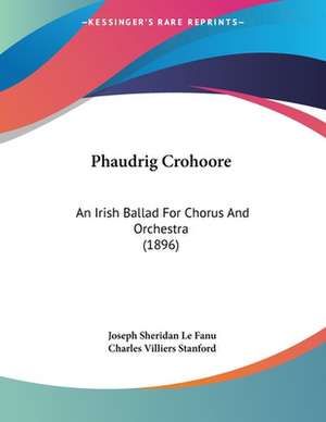 Phaudrig Crohoore de Joseph Sheridan Le Fanu