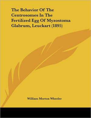 The Behavior Of The Centrosomes In The Fertilized Egg Of Myzostoma Glabrum, Leuckart (1895) de William Morton Wheeler