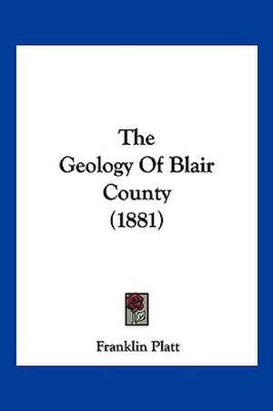 The Geology Of Blair County (1881) de Franklin Platt