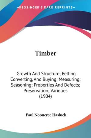 Timber de Paul Nooncree Hasluck