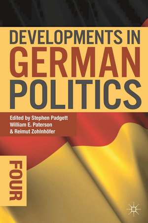 Developments in German Politics 4 de Stephen Padgett