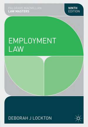 Employment Law de Deborah Lockton