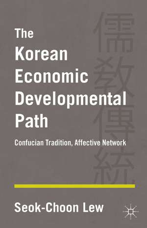 The Korean Economic Developmental Path: Confucian Tradition, Affective Network de S. Lew