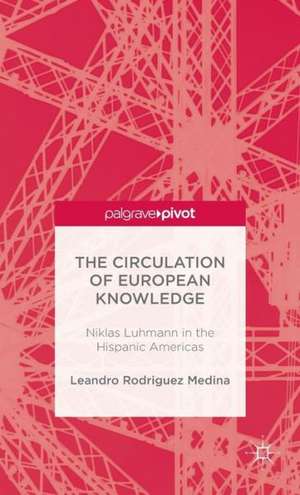 The Circulation of European Knowledge: Niklas Luhmann in the Hispanic Americas de Kenneth A. Loparo