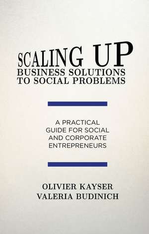 Scaling up Business Solutions to Social Problems: A Practical Guide for Social and Corporate Entrepreneurs de O. Kayser