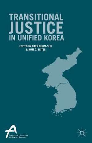 Transitional Justice in Unified Korea de Ruti G. Teitel