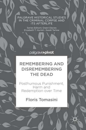 Remembering and Disremembering the Dead: Posthumous Punishment, Harm and Redemption over Time de Floris Tomasini