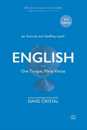 English – One Tongue, Many Voices de Jan Svartvik