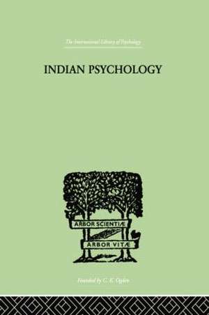 Indian Psychology Perception de Jadunath Sinha