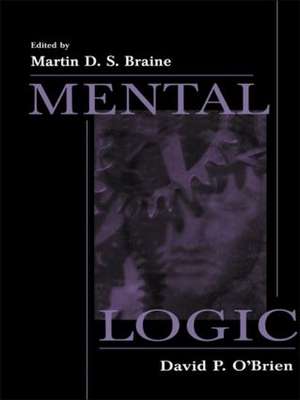 Mental Logic de Martin D.S. Braine