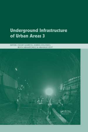 Underground Infrastructure of Urban Areas 3 de Cezary Madryas