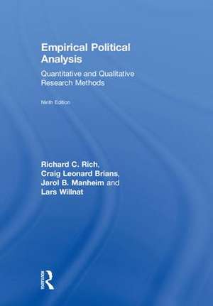 Empirical Political Analysis: Quantitative and Qualitative Research Methods de Richard C. Rich