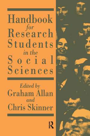 Handbook for Research Students in the Social Sciences de Graham Allan