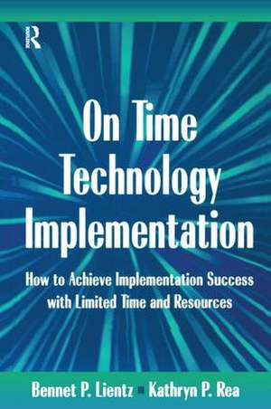 On Time Technology Implementation de Bennet Lientz