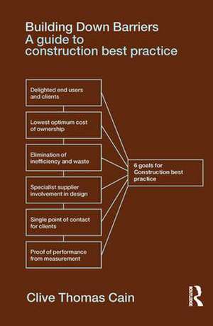 Building Down Barriers: A Guide to Construction Best Practice de Clive Thomas Cain