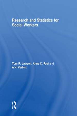 Research and Statistics for Social Workers de Tom Lawson