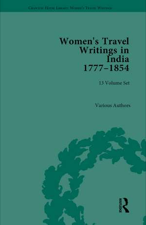 Women's Travel Writings in India 1777–1854 de Carl Thompson