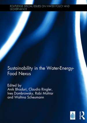 Sustainability in the Water-Energy-Food Nexus de Anik Bhaduri