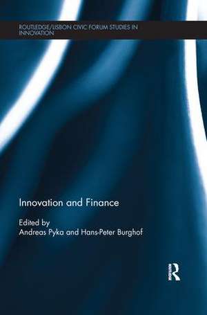 Innovation and Finance de Andreas Pyka