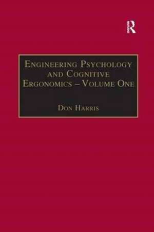 Engineering Psychology and Cognitive Ergonomics: Volume 1: Transportation Systems de Don Harris