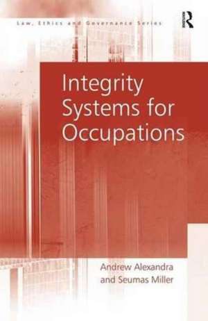 Integrity Systems for Occupations de Andrew Alexandra