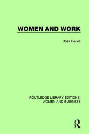 Women and Work de Ross Davies