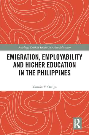 Emigration, Employability and Higher Education in the Philippines de Yasmin Ortiga