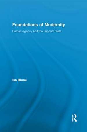 Foundations of Modernity: Human Agency and the Imperial State de Isa Blumi