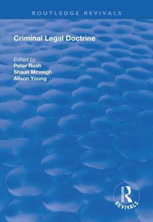 Criminal Legal Doctrine de Peter Rush