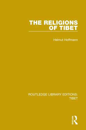 The Religions of Tibet de Helmut Hoffmann