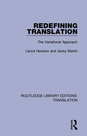 Redefining Translation: The Variational Approach de Lance Hewson