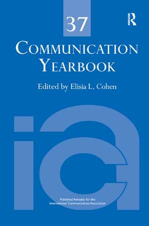 Communication Yearbook 37 de Elisia Cohen