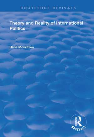 Theory and Reality of International Politics de Hans Mouritzen