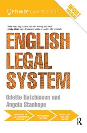 Optimize English Legal System de Angela Stanhope