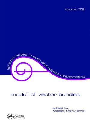 Moduli of Vector Bundles de Masaki Maruyama