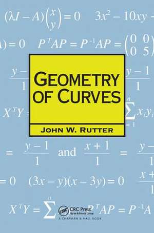 Geometry of Curves de J.W. Rutter