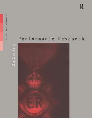 Performance Research 9:4 Dec 2 de Various Authors